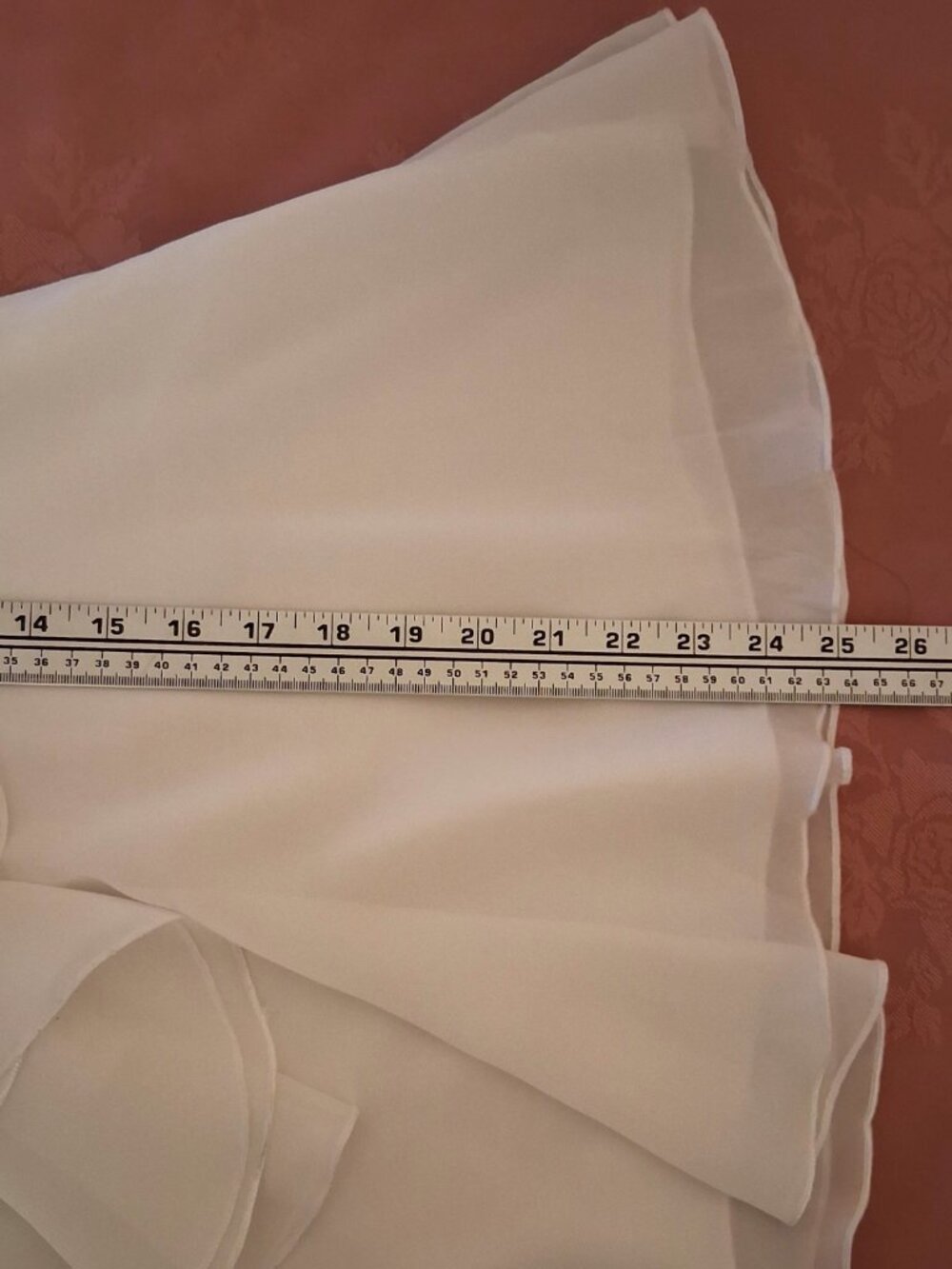 NWOT Papillon Women’s White Ruffle Lined Camisole Tank Summer Top 8 - Picture 9 of 9